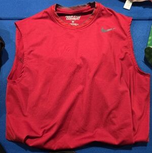 Nike Pro Combat Red Dri-Fit Tee
